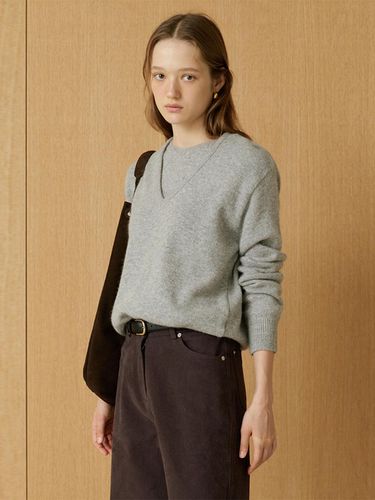 Layered Knit (Grey) - THE RYE - Modalova