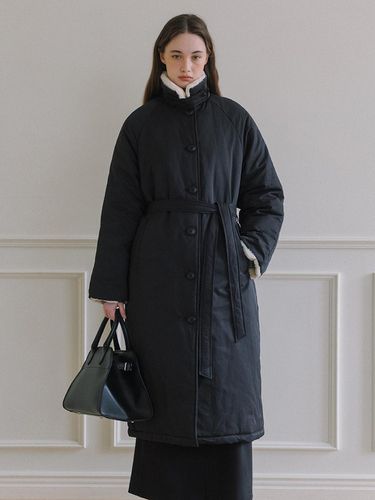 Fur Padding Coat - Black - Laminez - Modalova