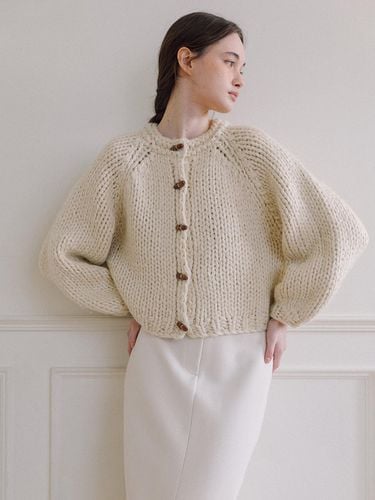 Handmade Wool Cardigan - Laminez - Modalova