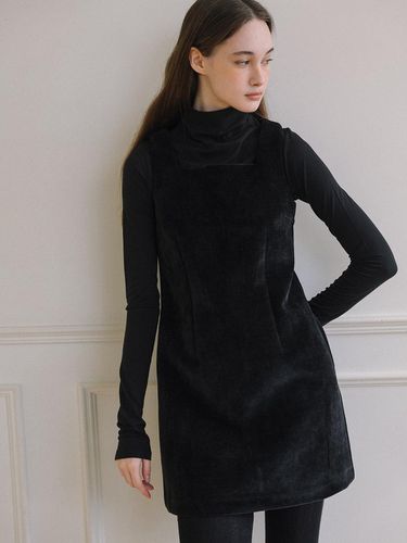 Velvet Mini Dress - Black - Laminez - Modalova