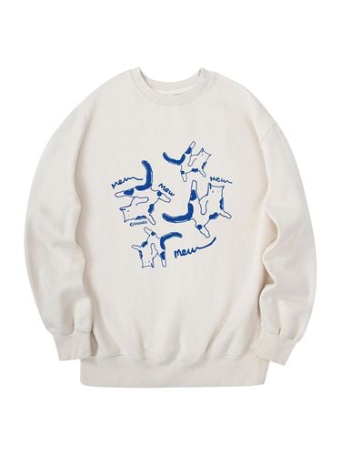 Cats sweatshirt cream - RADINEO - Modalova