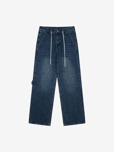 String wide fit denim pants (VJPKX2245) - ISABEY - Modalova