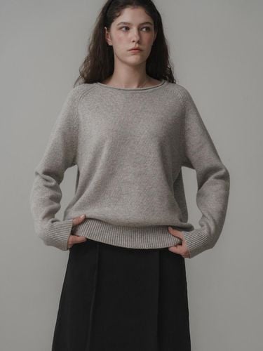 Macaroni wool knit (melange gray) - THE MITTEN - Modalova