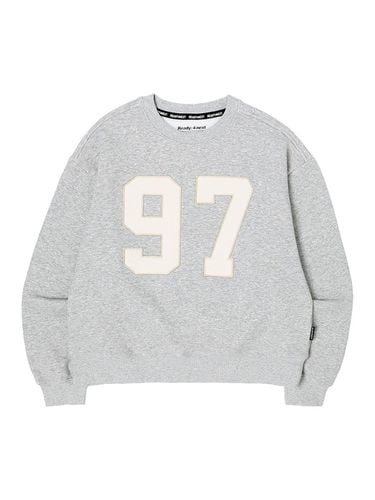 Women's 97 printed napping sweatshirt MELANGE GREY - ready4next - Modalova