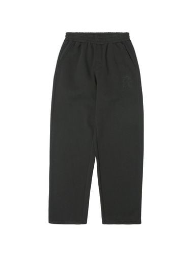 Essential Wide Napping Sweat Pants BLACK - ready4next - Modalova