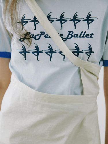 Ballet Glitter T shirt_Eton Blue - PoshyFreckles - Modalova