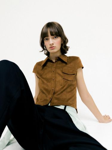 Tiramisu Suede Shirts_Fawn Brown - PoshyFreckles - Modalova