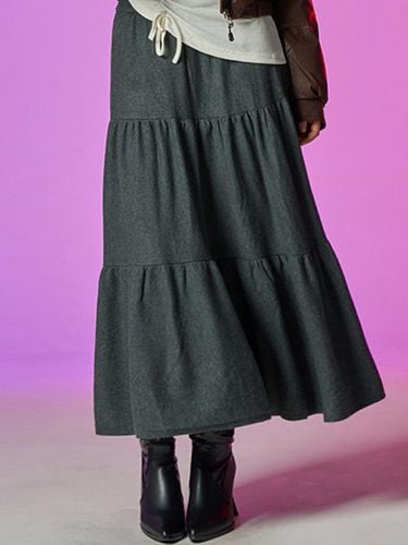 Real Knit ver] Winter Fognie Cancan Long Skirt (G - KOLEAT - Modalova