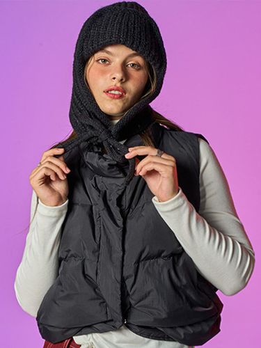 Balloon down down padded vest [Black] KCL - KOLEAT - Modalova