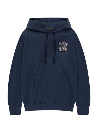 Typo wappen napping hooded dark navy - Wacky Willy - Modalova