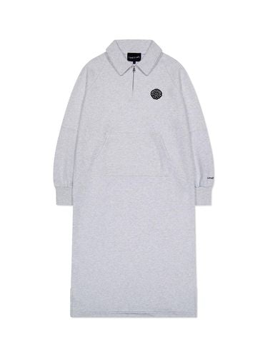 Florie Half Zip-Up dress Light Gray - Wacky Willy - Modalova