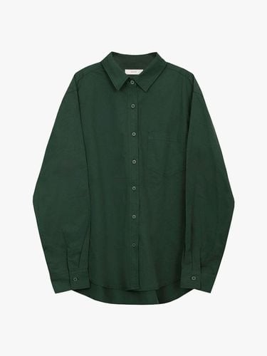 HEAL RELAXED FIT BASIC SHIRT_GREEN - healiote - Modalova