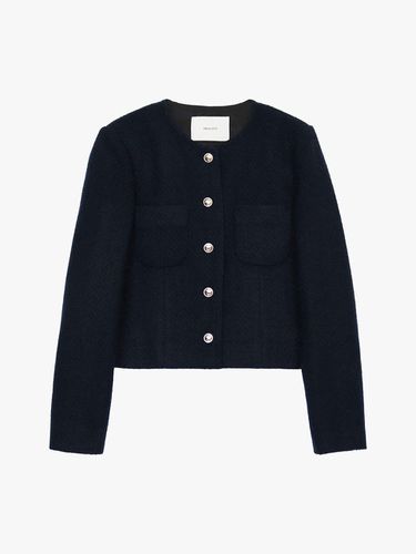 CLASSIC TWEED JACKET_NAVY - healiote - Modalova