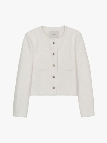 CLASSIC TWEED JACKET_IVORY - healiote - Modalova