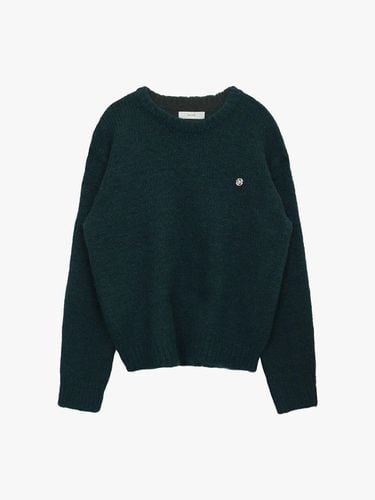 ESSENTIAL HEAVY WOOL SWEATER_GREEN - healiote - Modalova