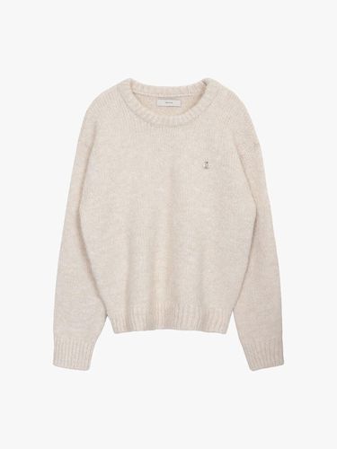 ESSENTIAL HEAVY WOOL SWEATER_BEIGE - healiote - Modalova