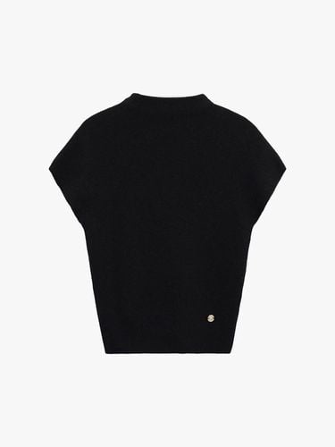 CASHMERE HALF TURTLENECK KNIT_BLACK - healiote - Modalova