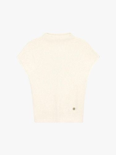 CASHMERE HALF TURTLENECK KNIT_IVORY - healiote - Modalova