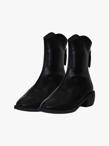 WESTERN ANKLE BOOTS_BLACK - healiote - Modalova