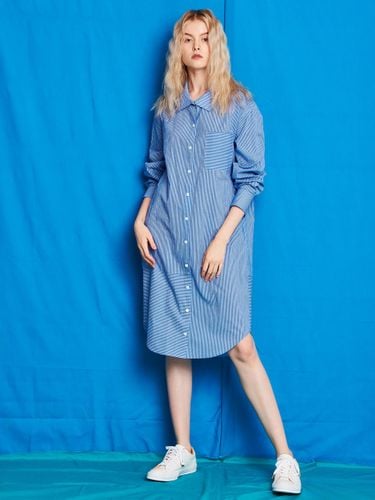 HIGHNECK SHIRT DRESS (BL) - THE AUTHOR: - Modalova