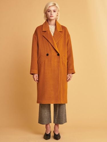 OVERSIZED COAT (Yellowish Brown) - THE AUTHOR: - Modalova