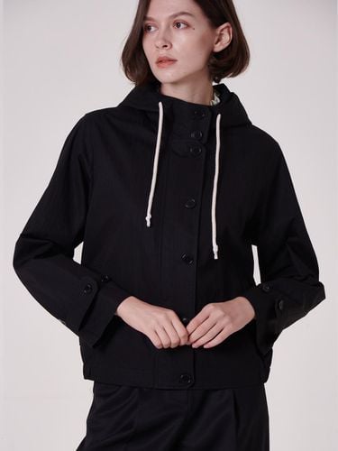 Hood Short Jumper _Black - THE AUTHOR: - Modalova