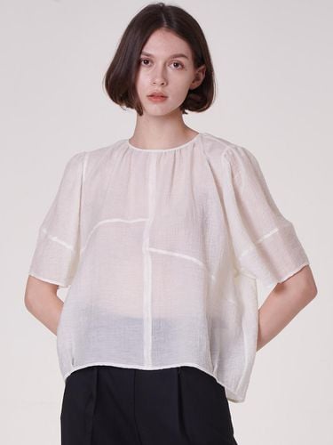 Layer Chiffon Blouse-White - THE AUTHOR: - Modalova