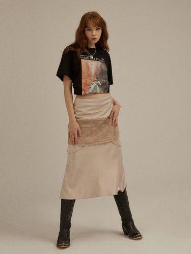 LSD runway] Sleep midi skirt pink - ULKIN - Modalova