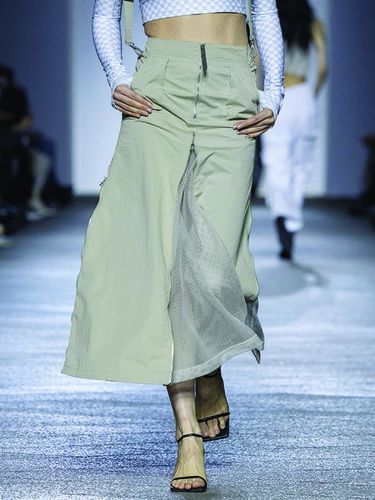 Runway] Cargo zipper skirt - ULKIN - Modalova