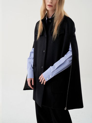 Zibeline cape coat (BK) - THE AUTHOR: - Modalova