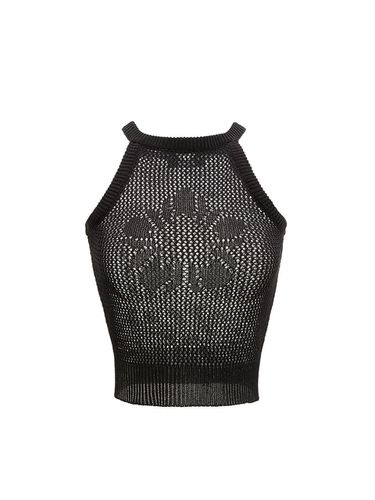 Runway] Infinite Crochet Knitwear Halter Sleevele - ULKIN - Modalova