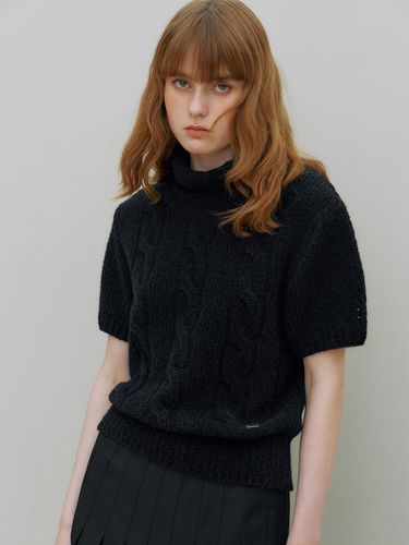 Tara short sleeve knit (Black) - LENUEE - Modalova