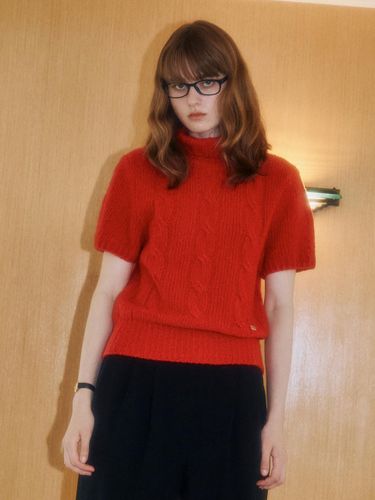 Tara short sleeve knit (Red) - LENUEE - Modalova