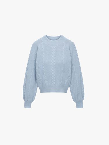 It Misha half-neck cable knit pullover ITOCYPO980 - itMICHAA - Modalova