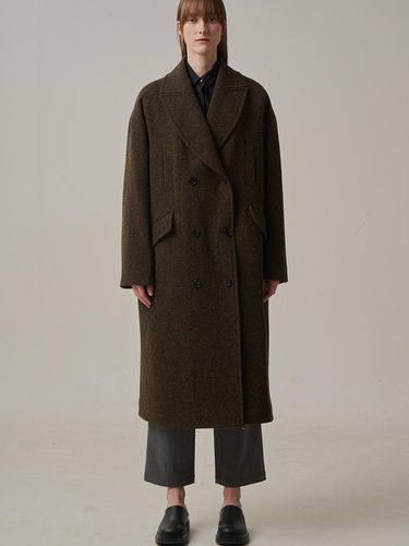 FW mannish oversize coat _khaki brown - THE AUTHOR: - Modalova