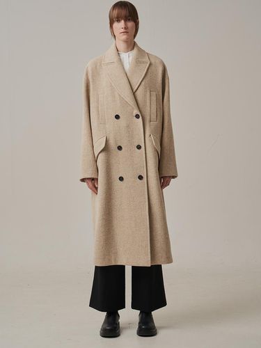 FW mannish oversize coat _ivory - THE AUTHOR: - Modalova