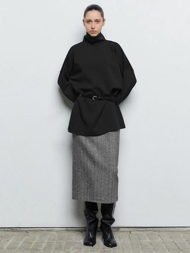 Herringbone H Skirt_BLACK - ONE - Modalova