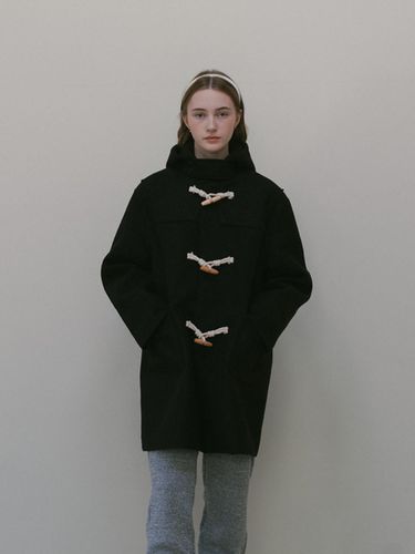 Half Duffle coat - Black - Laminez - Modalova