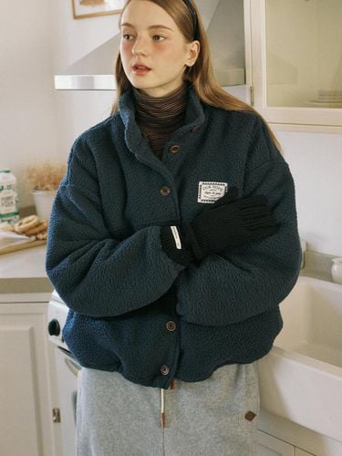 Hope Vintage Shearing Jumper - Navy - ourhope - Modalova