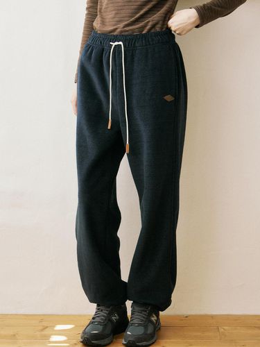 Logo Fleece Sweatpants - Navy - ourhope - Modalova