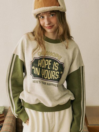 Hope Two - tone Track Sweatshirt - Green - ourhope - Modalova