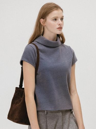 Half Turtleneck Cap T_(Purple) - REBOLD - Modalova