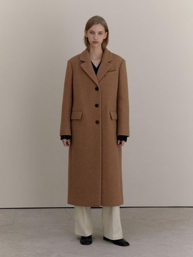 CAMEL WOOL CLASSIC MAXI COAT - UNNOUT - Modalova