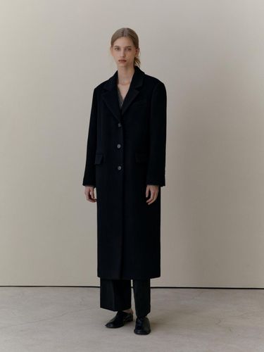 WOOL CLASSIC MAXI COAT BLACK - UNNOUT - Modalova