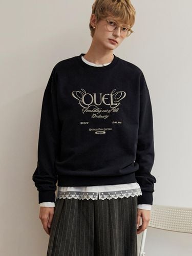 OUEL ORDINARY SWEAT SHIRT_NAVY - ouel - Modalova