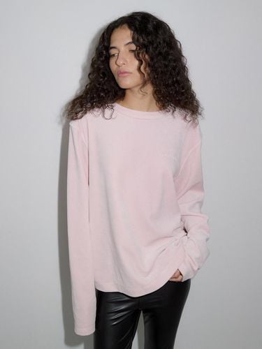 VELOUR T SHIRTS_BABY PINK - overdueflair - Modalova