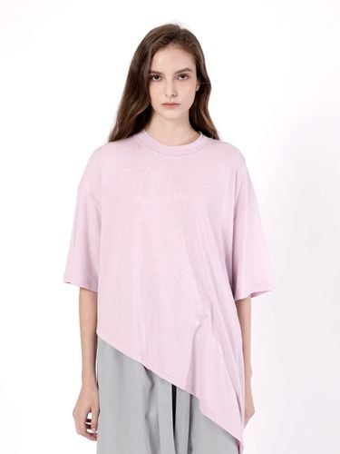 Lavender Unbalance Short Sleeve T Shirt - TOSE - Modalova