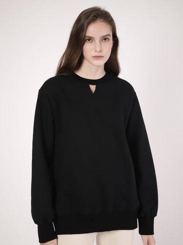 Neck Pointed Sweat Shirt Black - TOSE - Modalova