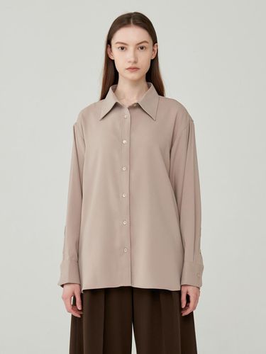 Loose Fit Shirt Mocha Beige - TOSE - Modalova