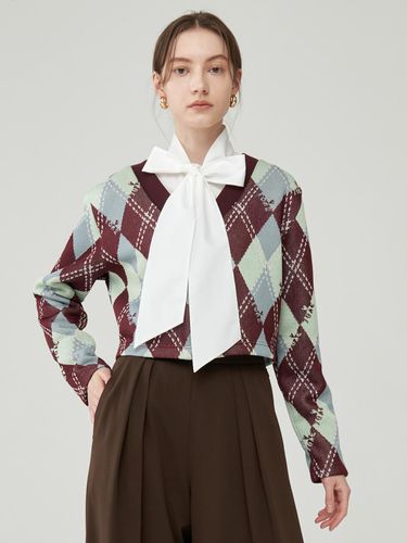 Argyle Short Cardigan - TOSE - Modalova